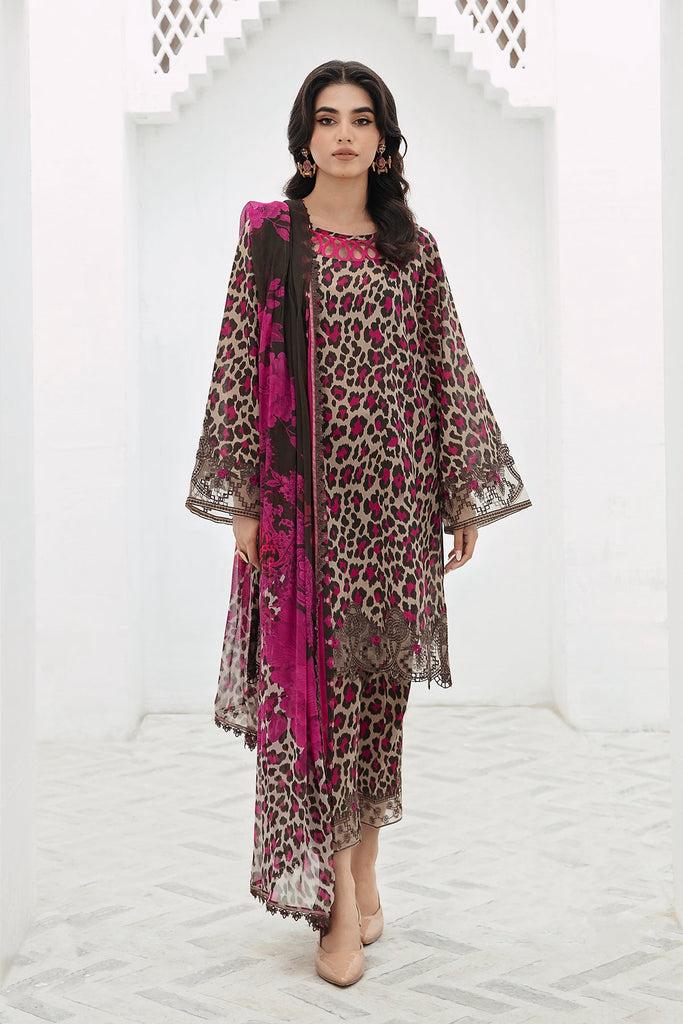 SAPPHIRE -3PC KARANDI Bana Dori Printed Shirt With Printed Duppta DF-KR-76