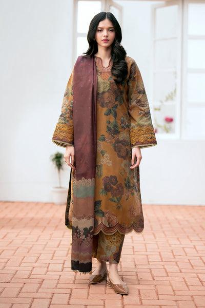 SAPPHIRE -3PC KARANDI Bana Dori Printed Shirt With Printed Duppta DF-KR-56