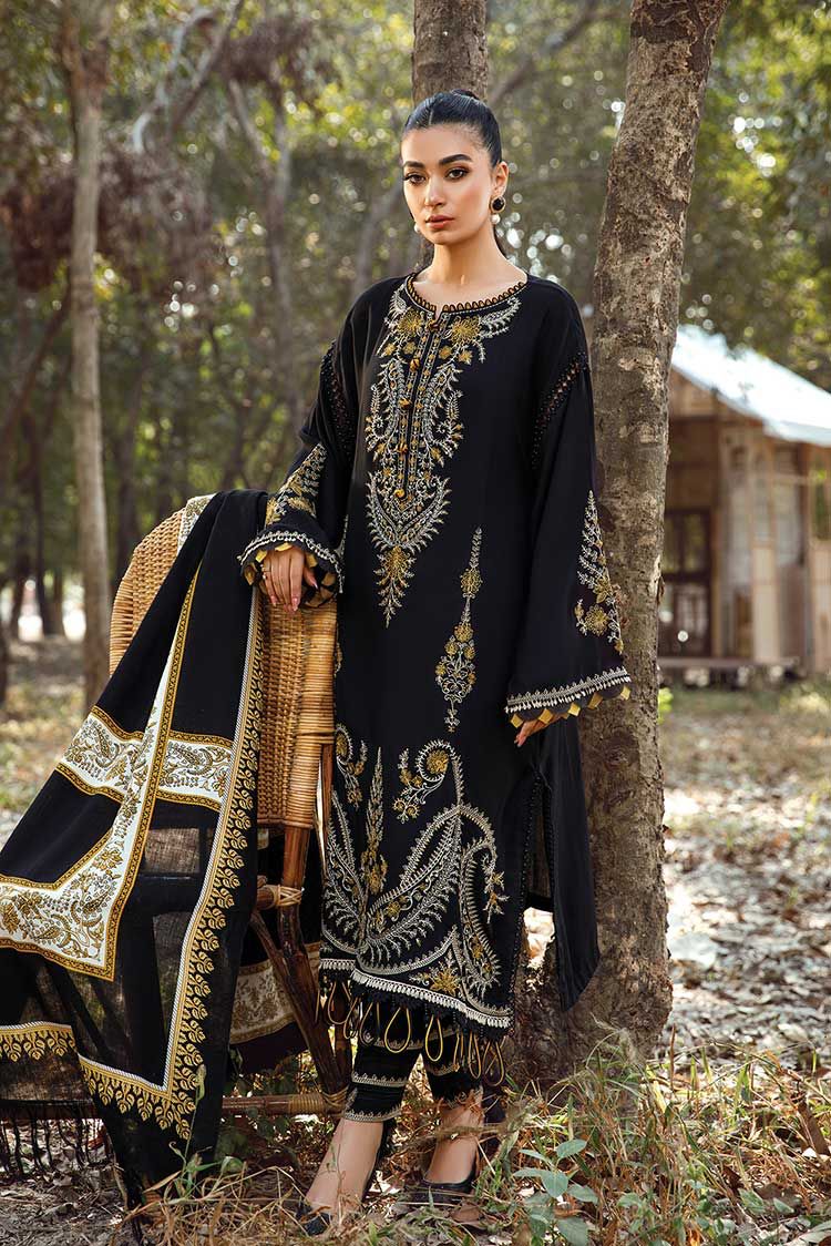 Aisling-3PC DHANAK – Elegant Embroidered Suit DF-DH-24