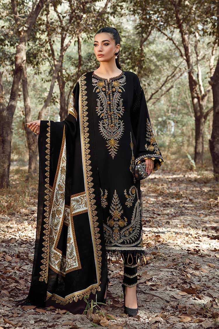 Aisling-3PC DHANAK – Elegant Embroidered Suit DF-DH-24