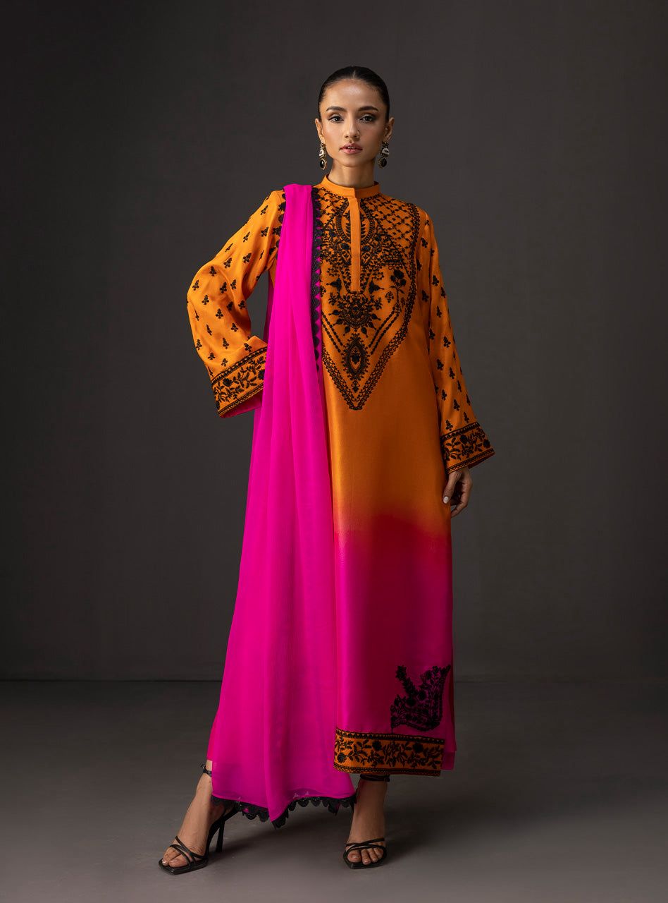LULUSAR Silk 3PC Digital Printed DF-0067