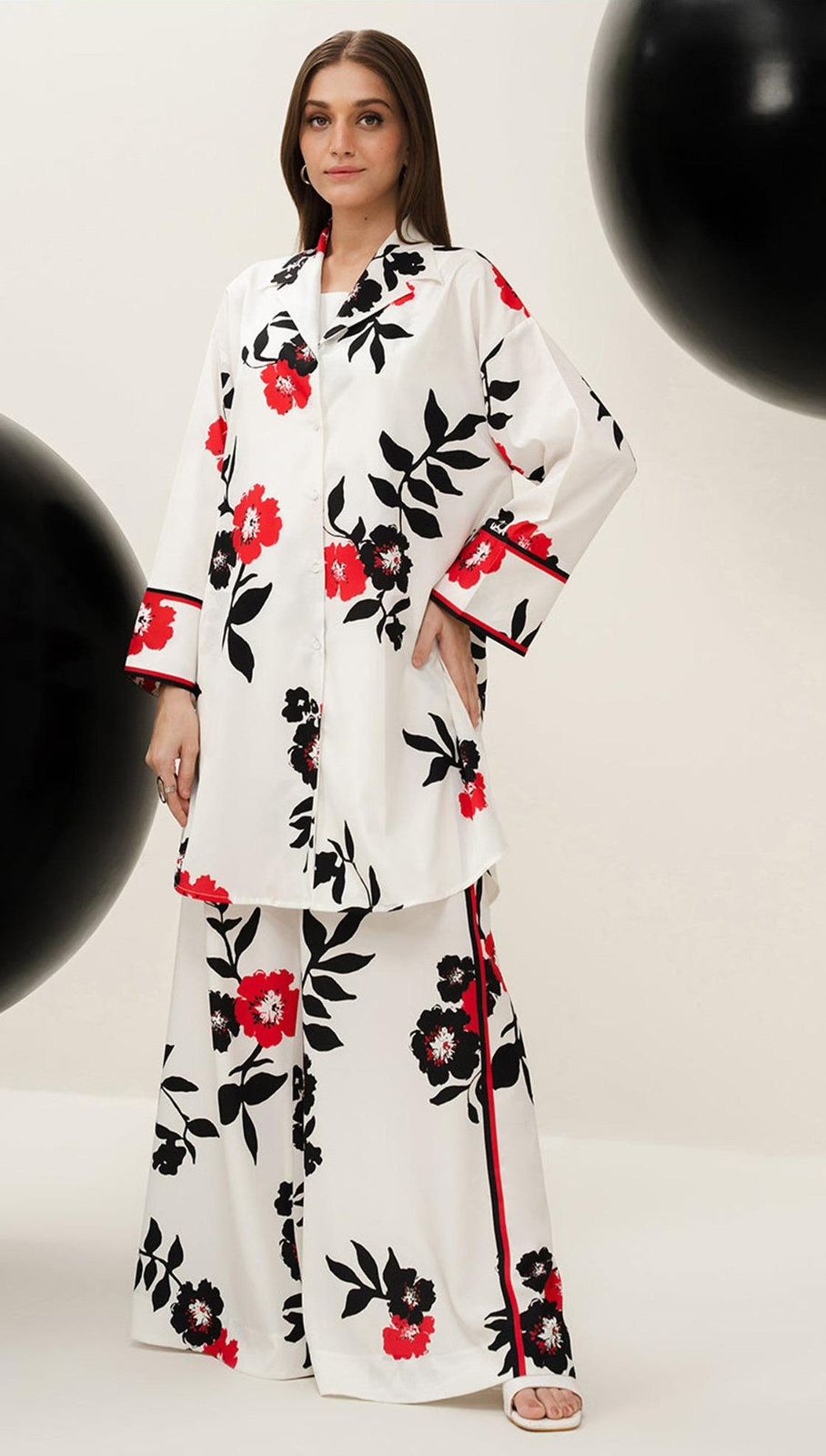 LULUSAR Silk 2PC Digital Printed ,DF-0004