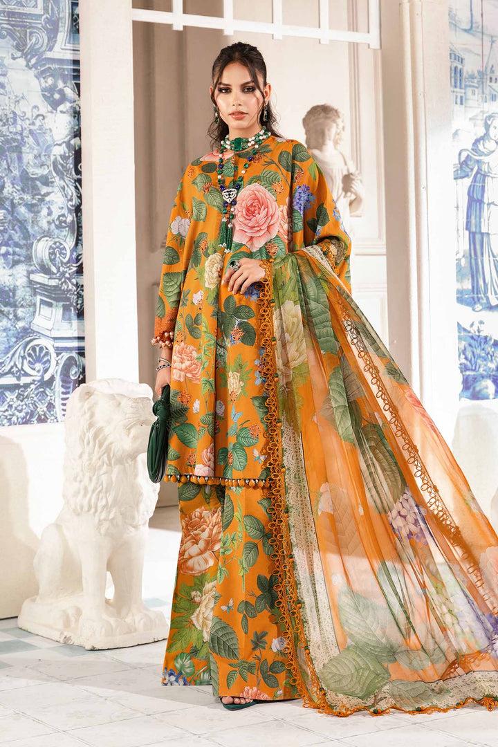 SAPPHIRE -3PC KARANDI Bana Dori Printed Shirt With Printed Duppta DF-KR-03