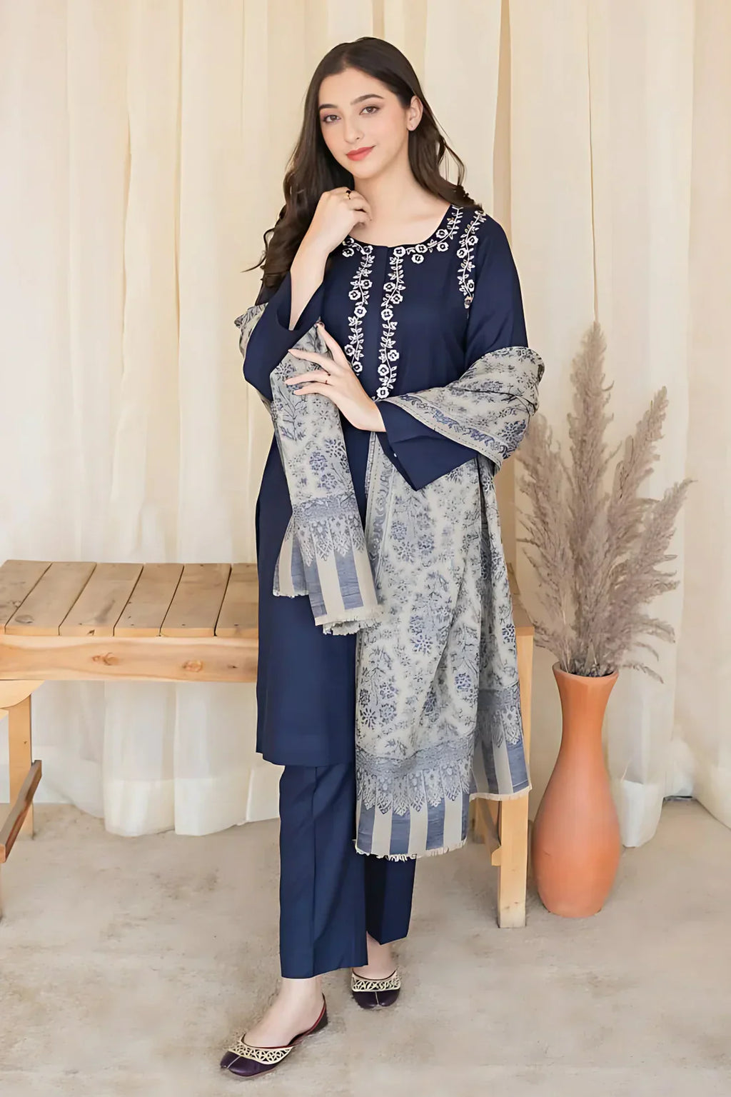 Blue Lawn 3Pcs Suit