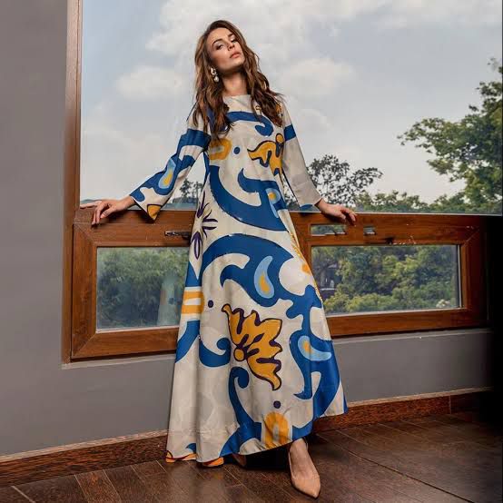 LULUSAR Silk 2PC Digital Printed ,DF-0011