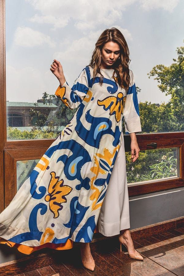 LULUSAR Silk 2PC Digital Printed ,DF-0011
