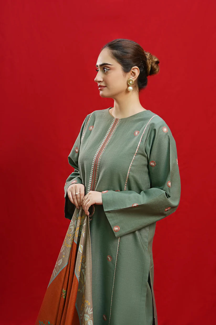 Urge – Luxury Lawn 3PC – Jacquard Monar Printed Dupatta