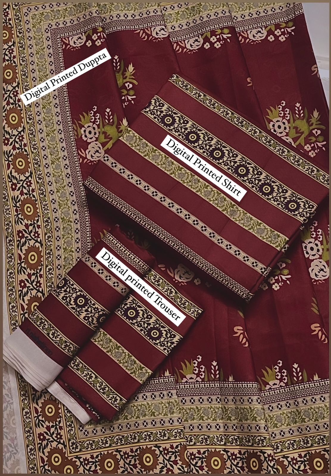 Karandi By Nishat - UnStitched 3 Pc / DF-KBN-01