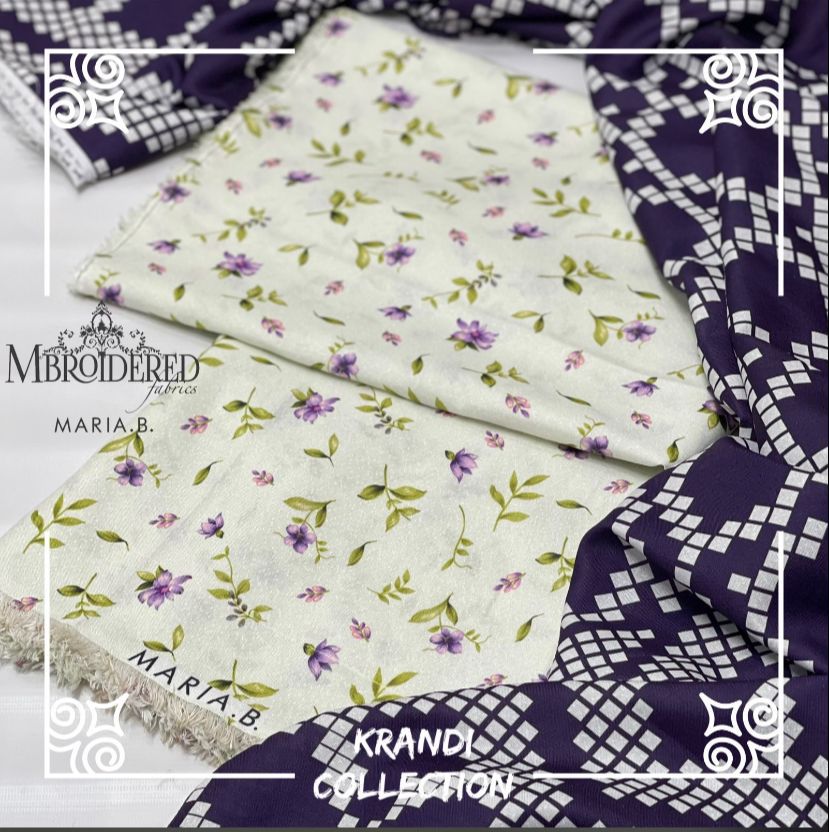 Karandi By Maria B - UnStitched 3 Pc / DF-KMB-05