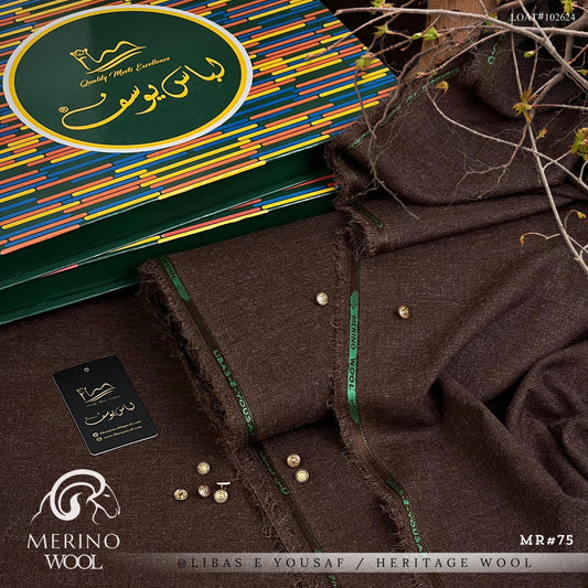 Marino Wool UNSTITCHED KAMEEZ SHALWAR FABRIC / DF-MW-26