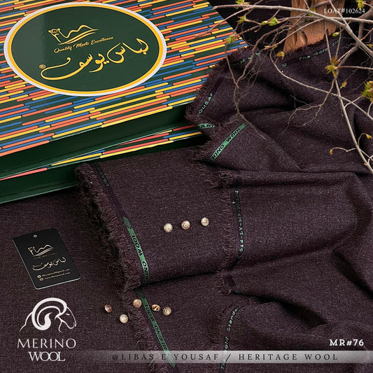 Marino Wool UNSTITCHED KAMEEZ SHALWAR FABRIC / DF-MW-28