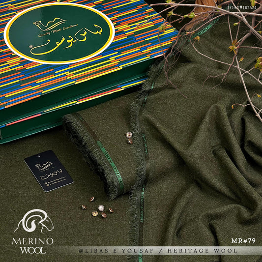 Marino Wool UNSTITCHED KAMEEZ SHALWAR FABRIC / DF-MW-32