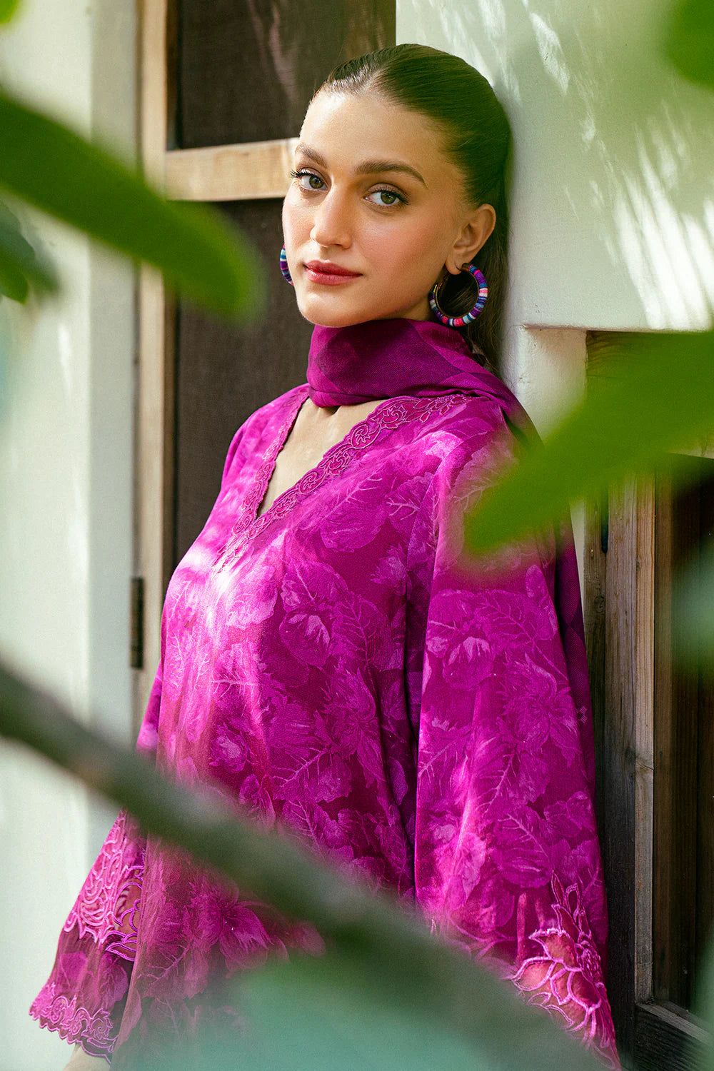 SAPPHIRE -3PC KARANDI  Bana Dori Printed  Shirt With Printed Duppta DF-KR-39
