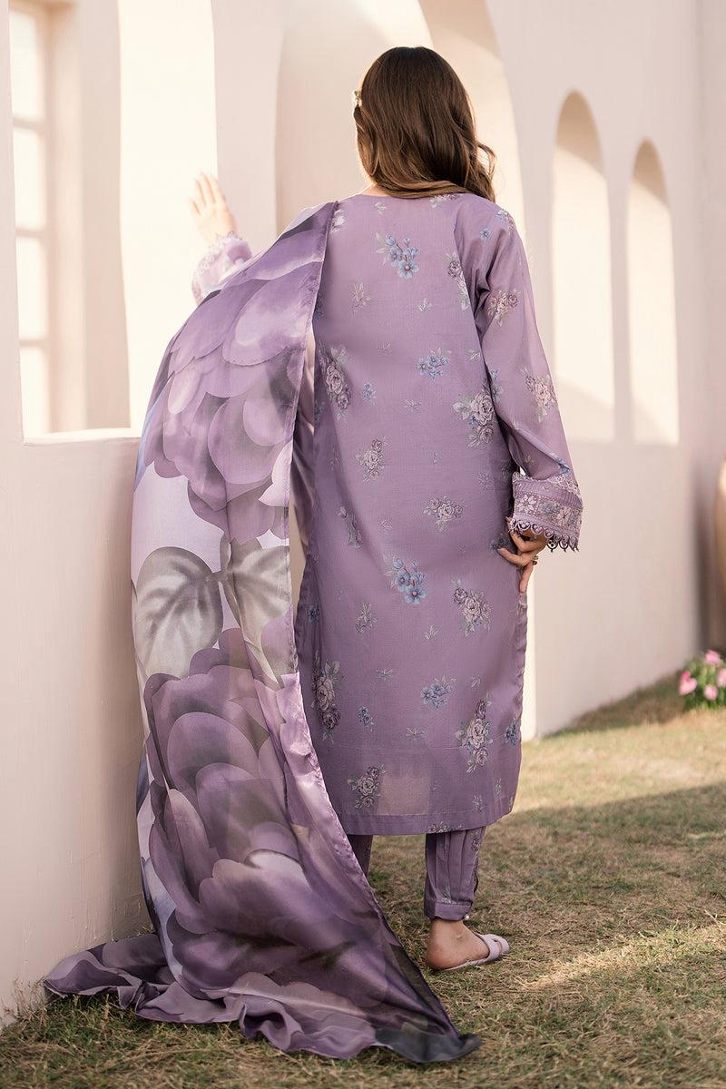 SAPPHIRE -3PC KARANDI  Bana Dori Printed  Shirt With Printed Duppta DF-KR-47