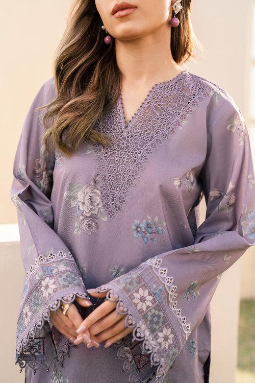 SAPPHIRE -3PC KARANDI  Bana Dori Printed  Shirt With Printed Duppta DF-KR-47
