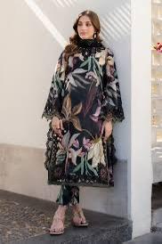 SAPPHIRE -3PC KARANDI  Bana Dori Printed  Shirt With Printed Duppta DF-KR-62