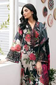 SAPPHIRE -3PC KARANDI  Bana Dori Printed  Shirt With Printed Duppta DF-KR-63