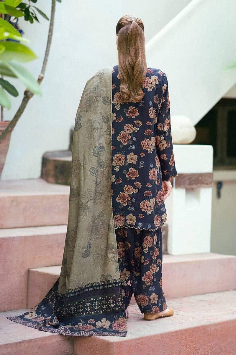 SAPPHIRE -3PC KARANDI  Bana Dori Printed  Shirt With Printed Duppta DF-KR-65