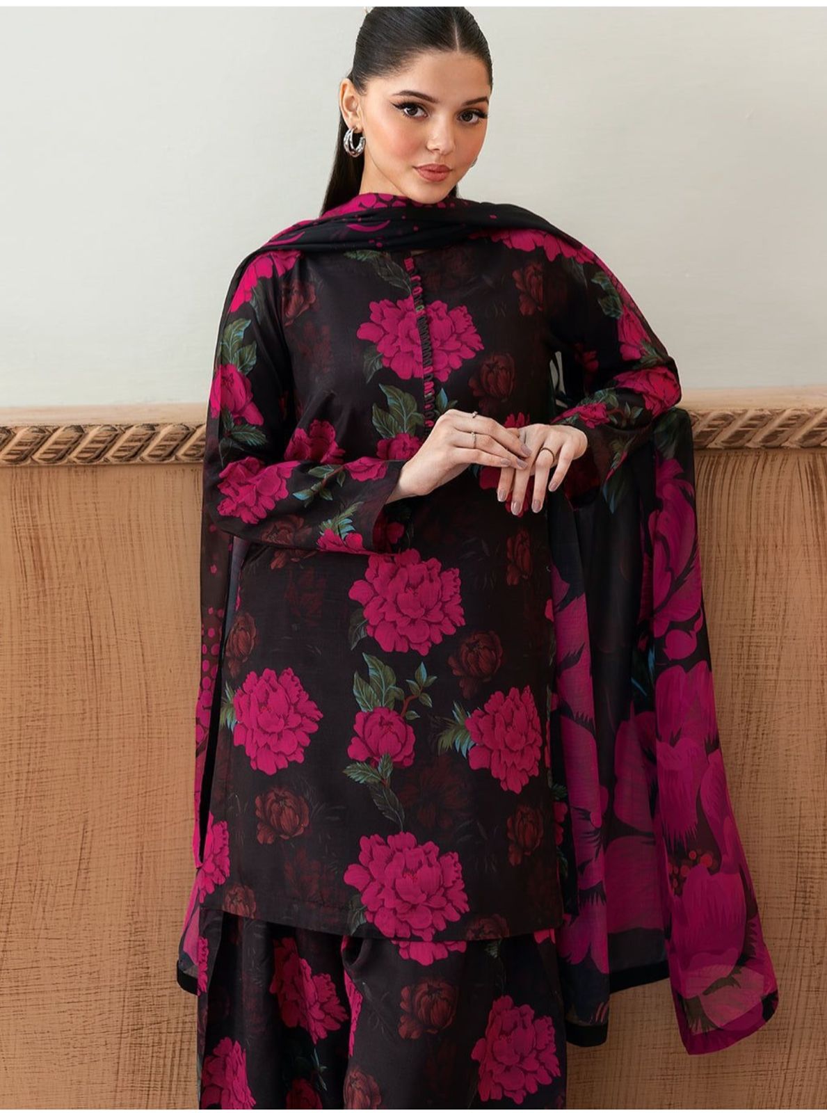 LULUSAR Silk 3PC Digital Printed DF-0063