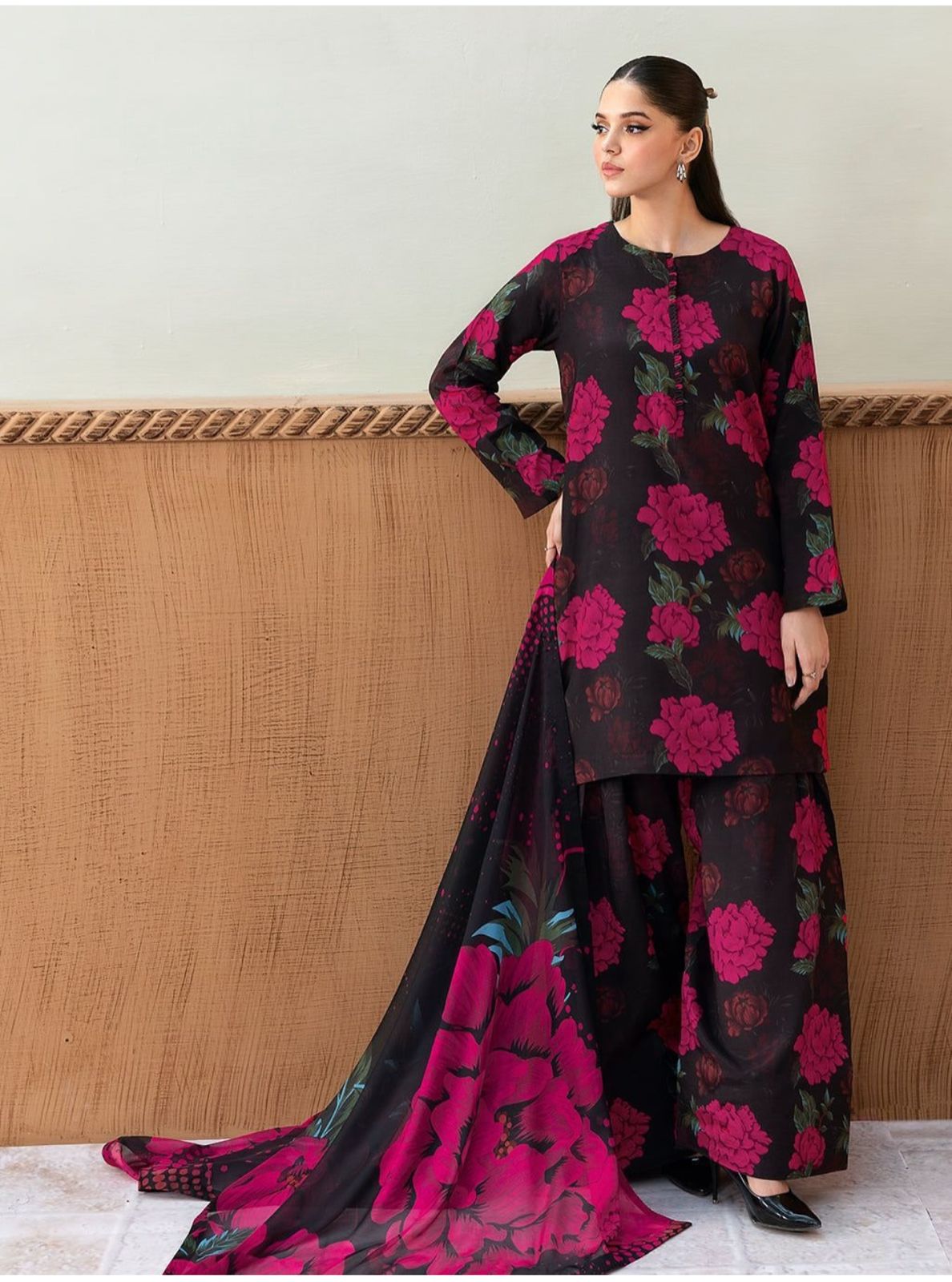 LULUSAR Silk 3PC Digital Printed DF-0063