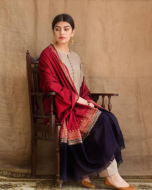 DYOT-3PC DHANAK – Elegant Embroidered Suit DF-DH-03
