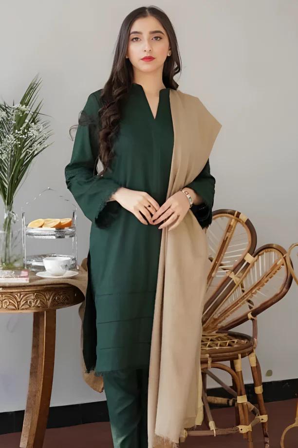 Aisling-3PC DHANAK – Elegant Embroidered Suit DF-DH-20