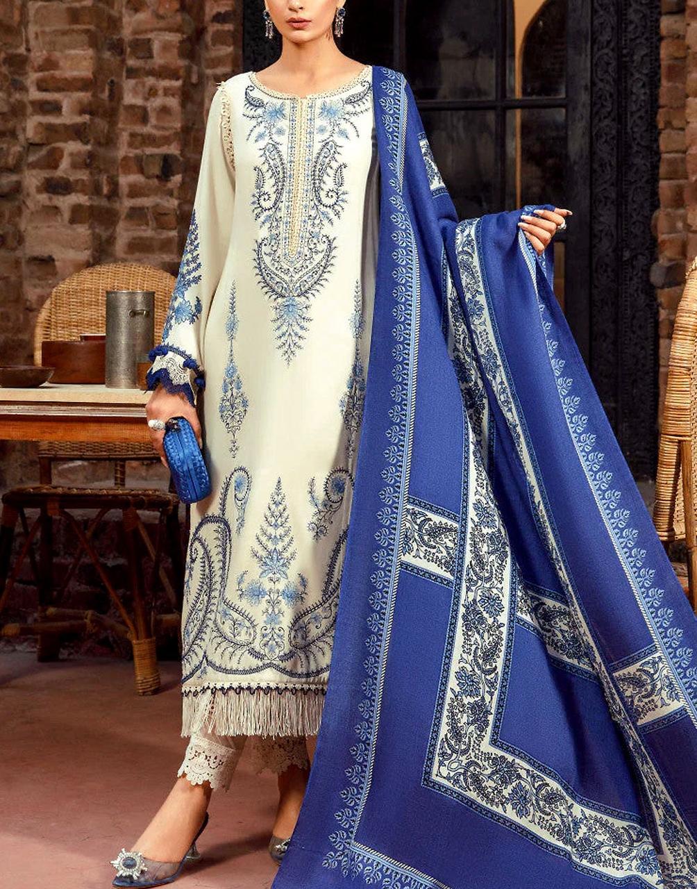 Aisling-3PC DHANAK – Elegant Embroidered Suit DF-DH-23
