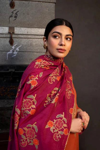 Aisling-3PC DHANAK – Elegant Embroidered Suit DF-DH-22