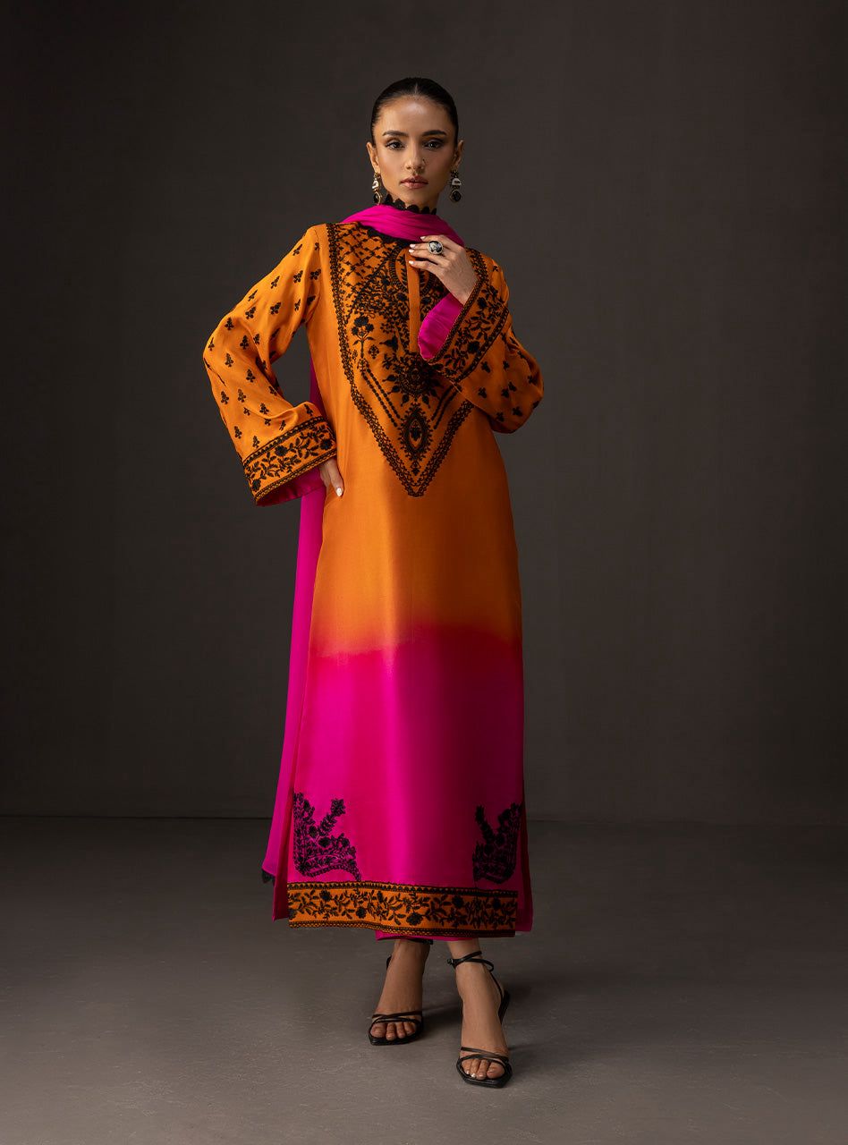 LULUSAR Silk 3PC Digital Printed DF-0067