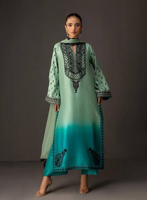 LULUSAR Silk 3PC Digital Printed DF-0064