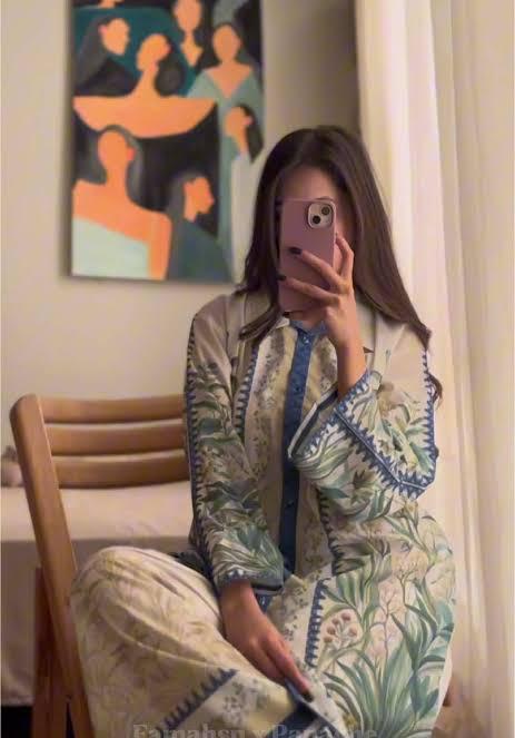 LULUSAR Silk 2PC Digital Printed ,DF-0016