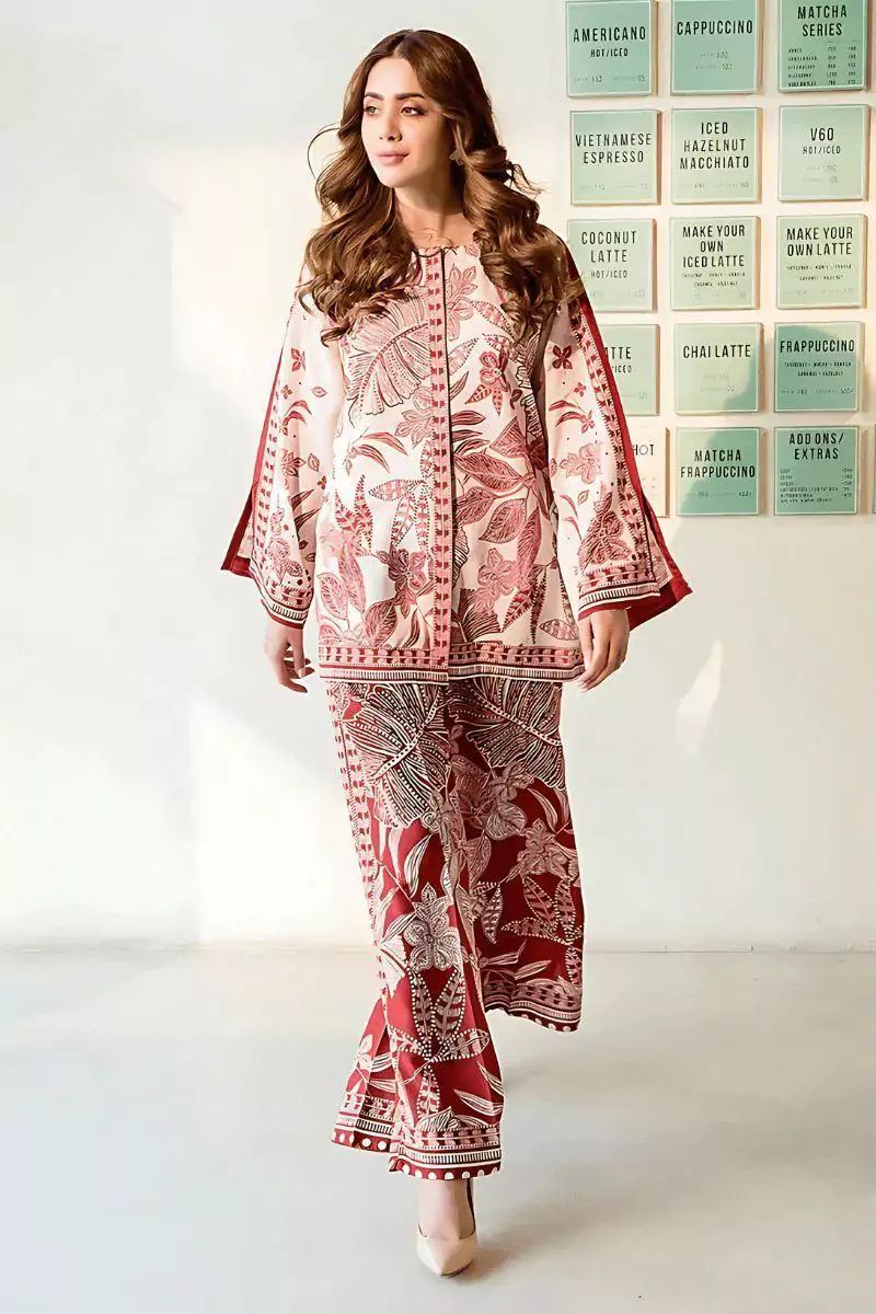 LULUSAR Silk 2PC Digital Printed ,DF-0018