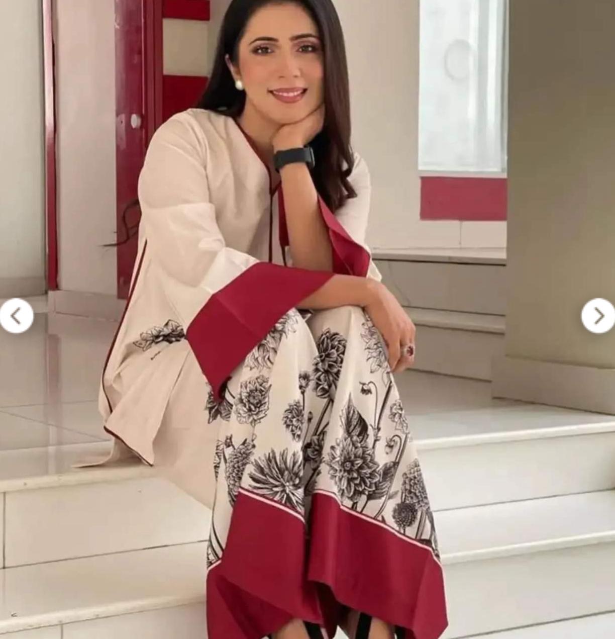 LULUSAR Silk 2PC Digital Printed ,DF-0014