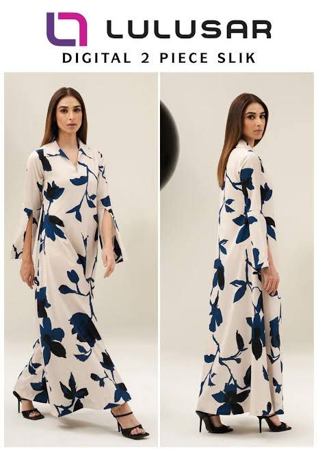 LULUSAR Silk 2PC Digital Printed ,DF-0003