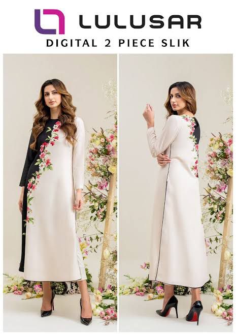 LULUSAR Silk 2PC Digital Printed ,DF-0006