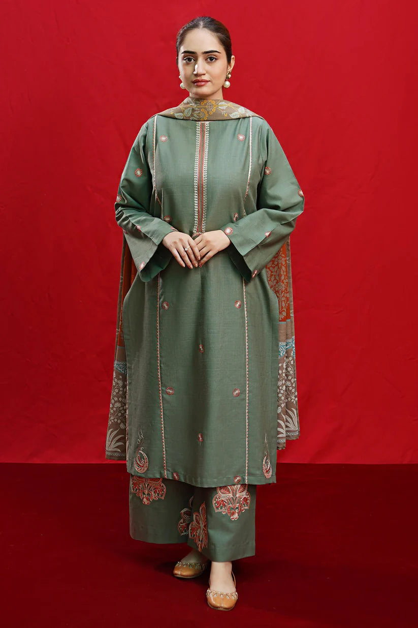 Urge – Luxury Lawn 3PC – Jacquard Monar Printed Dupatta