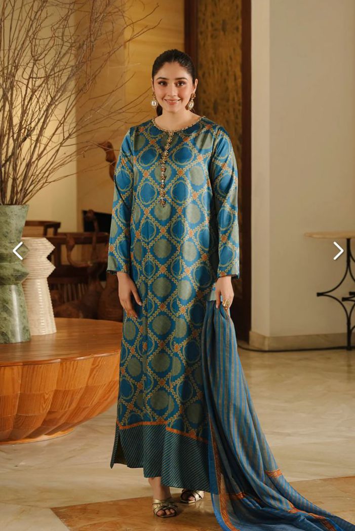 LULUSAR Silk 3PC Digital Printed DF-0055