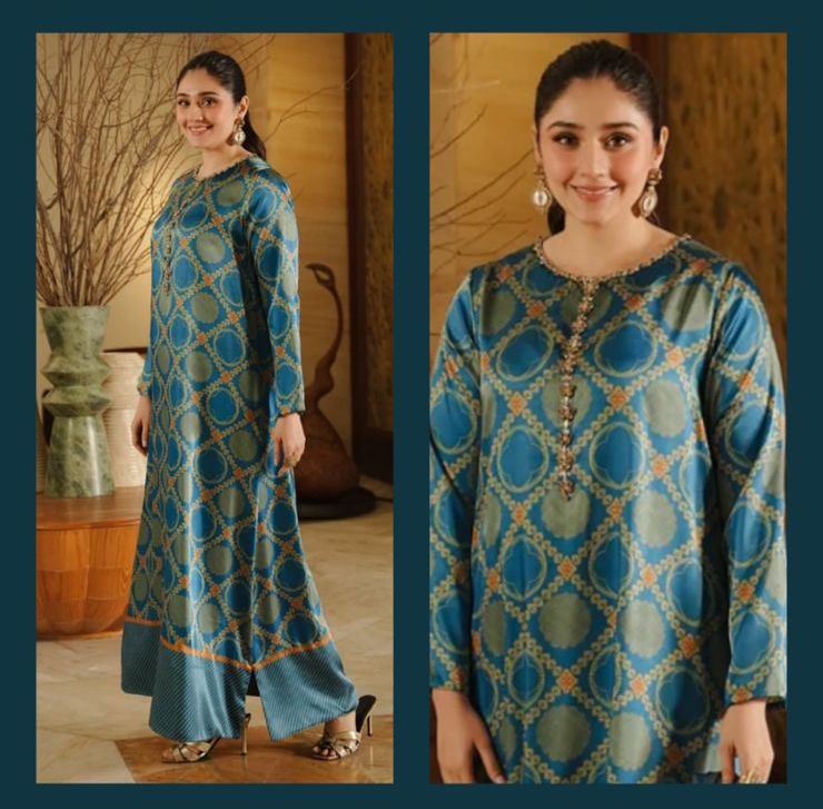 LULUSAR Silk 3PC Digital Printed DF-0055
