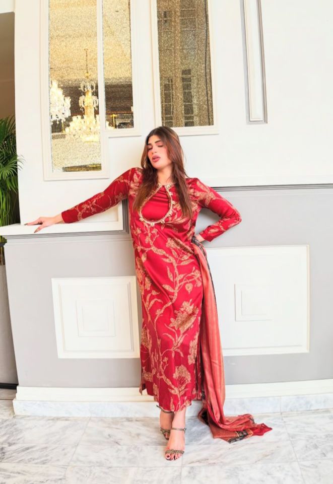 LULUSAR Silk 3PC Digital Printed DF-0054