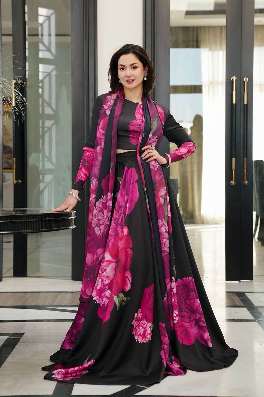 LULUSAR Silk 3PC Digital Printed DF-0053