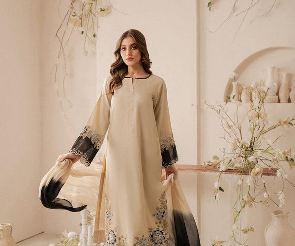 Zara Shahjahan – Embroidered Lawn 3PC – Summer Collection 2025