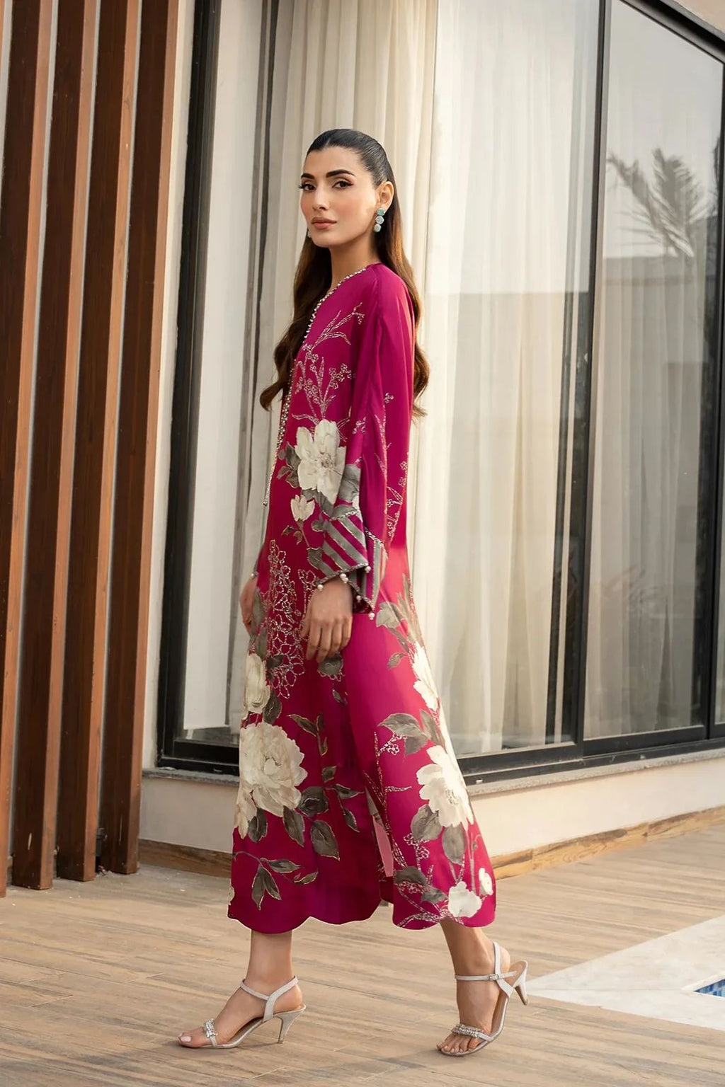 LULUSAR Silk 3PC Digital Printed ,DF-0045