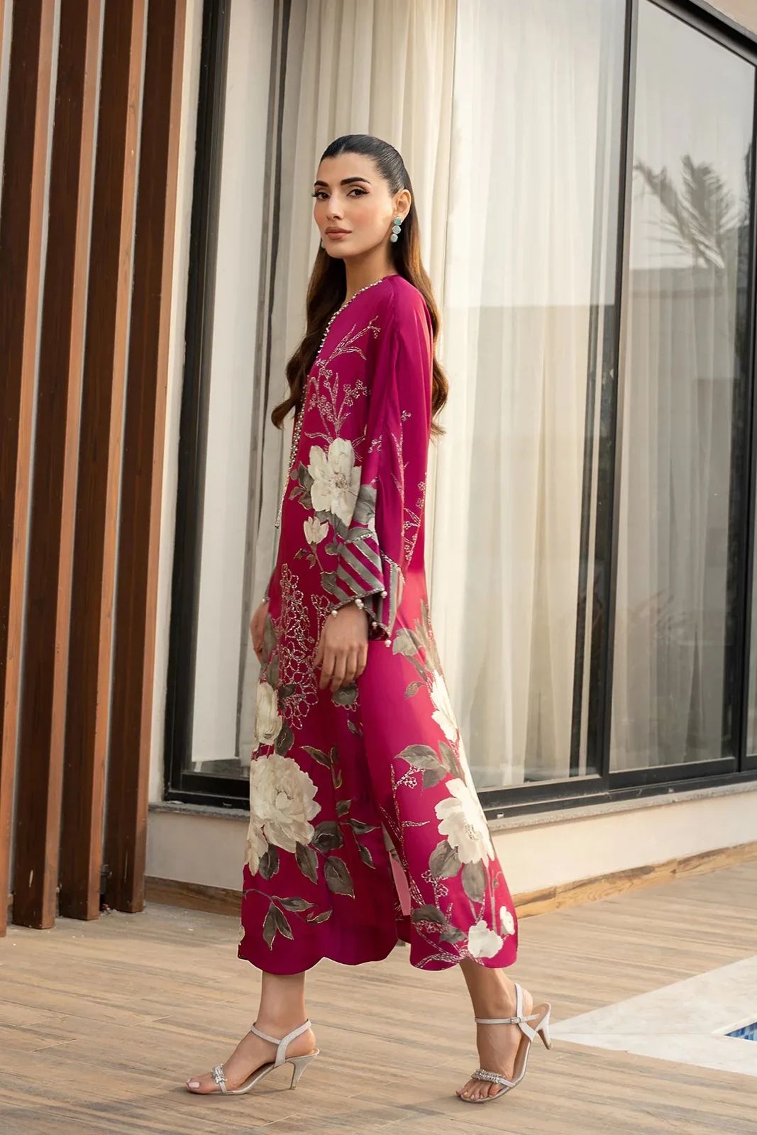 LULUSAR Silk 3PC Digital Printed ,DF-0045
