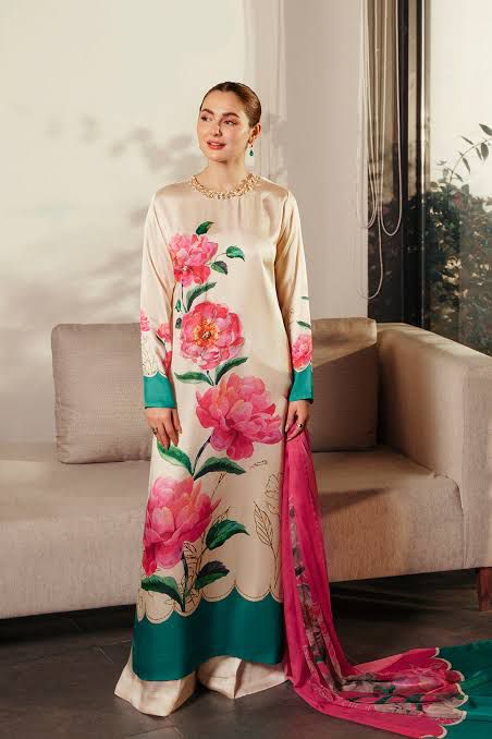 LULUSAR Silk 3PC Digital Printed ,DF-0044