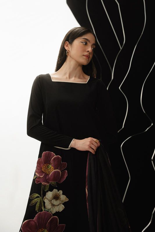LULUSAR Silk 3PC Digital Printed ,DF-0041
