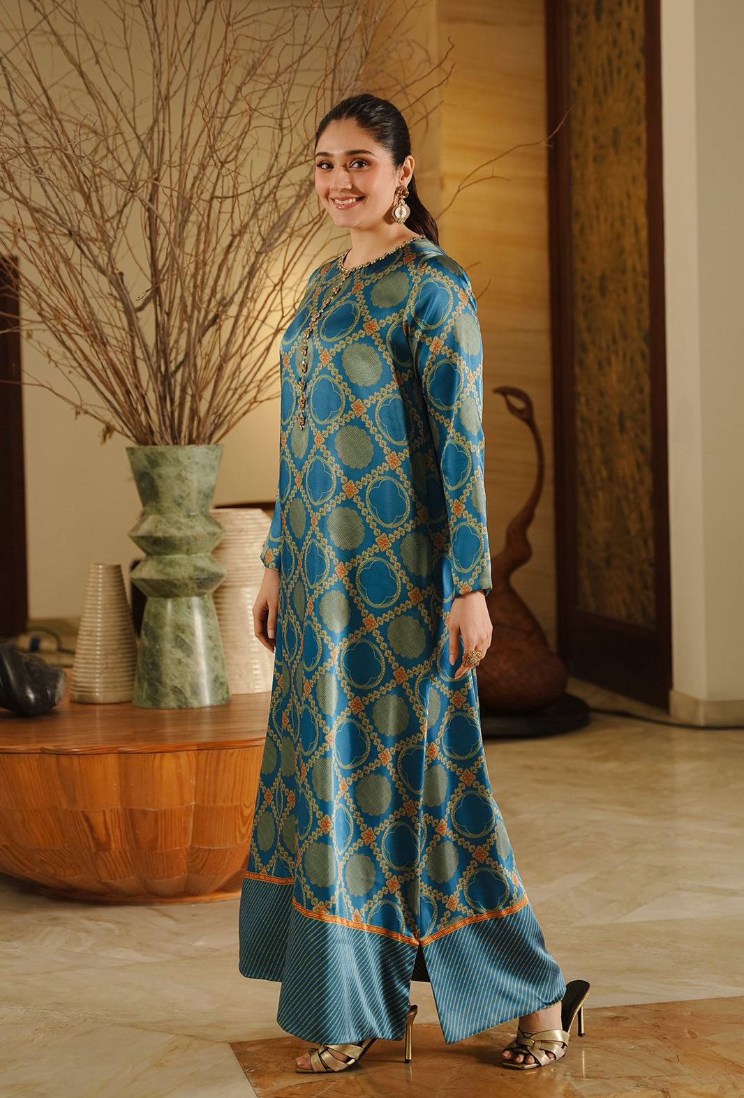 LULUSAR Silk 3PC Digital Printed DF-0055