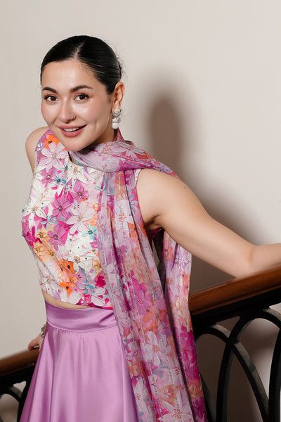 LULUSAR Silk 3PC Digital Printed ,DF-0035