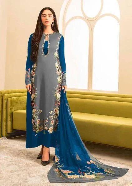 LULUSAR Silk 3PC Digital Printed ,DF-0028