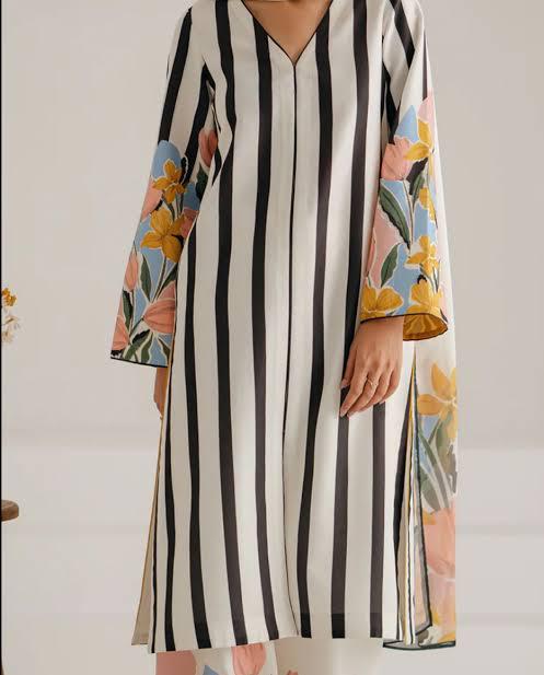 LULUSAR Silk 3PC Digital Printed ,DF-0026