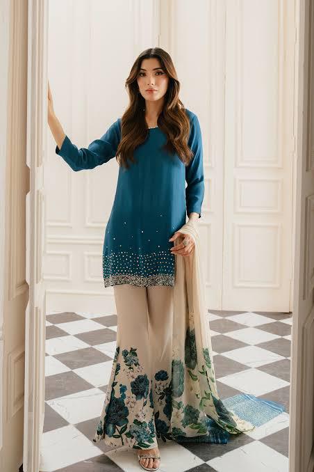 LULUSAR Silk 3PC Digital Printed ,DF-0025